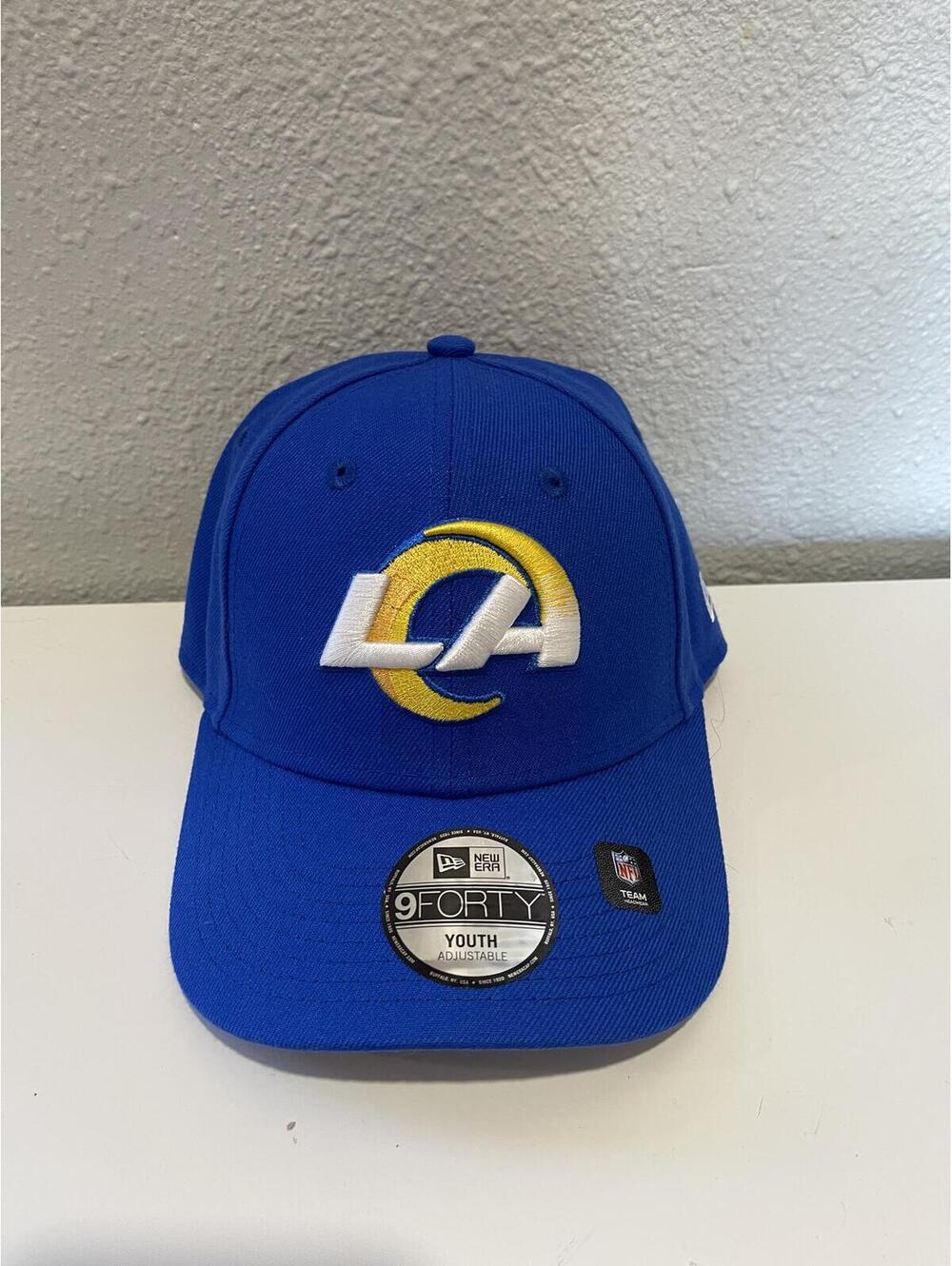 New Era LA Rams 9FORTY Youth Adjustable Hat Blue